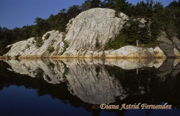 Quartzite-Rock-and-Reflection-Killarney-Provincial-Park-Ontario